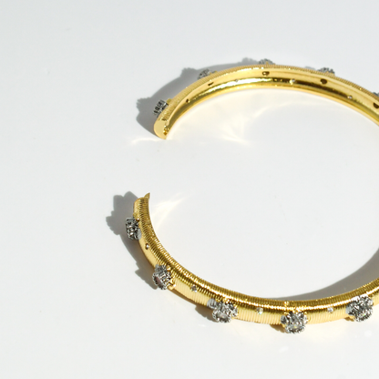 Sol Starburst Bangle Silver