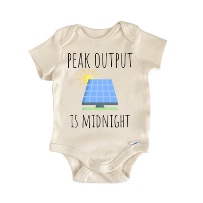 Solar Panel Energy Green Newborn Baby Onesie® Bodysuit