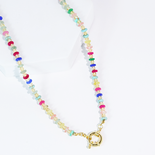 Sprinkle Pop Gemstone Necklace