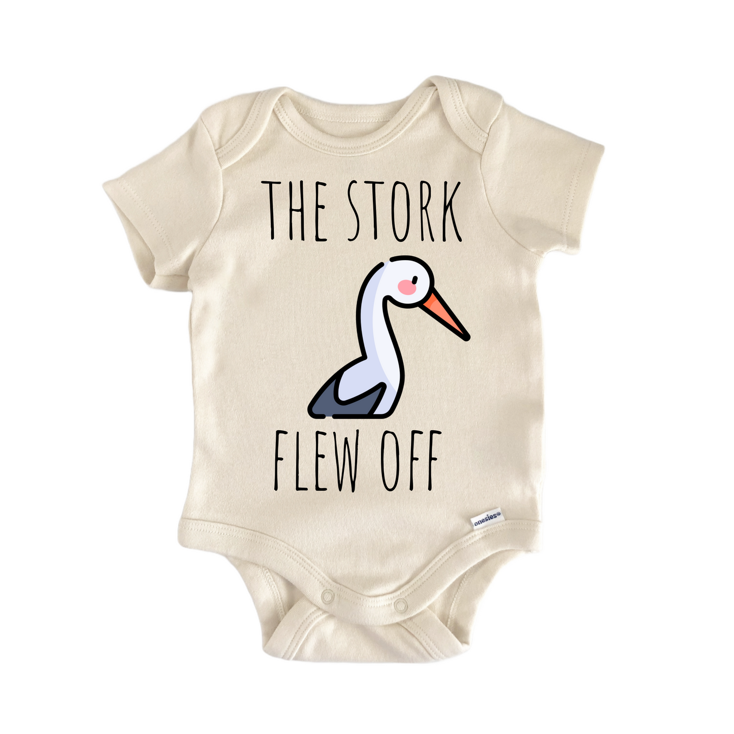 Stork Bird Birdwatching Newborn Baby Onesie® Bodysuit
