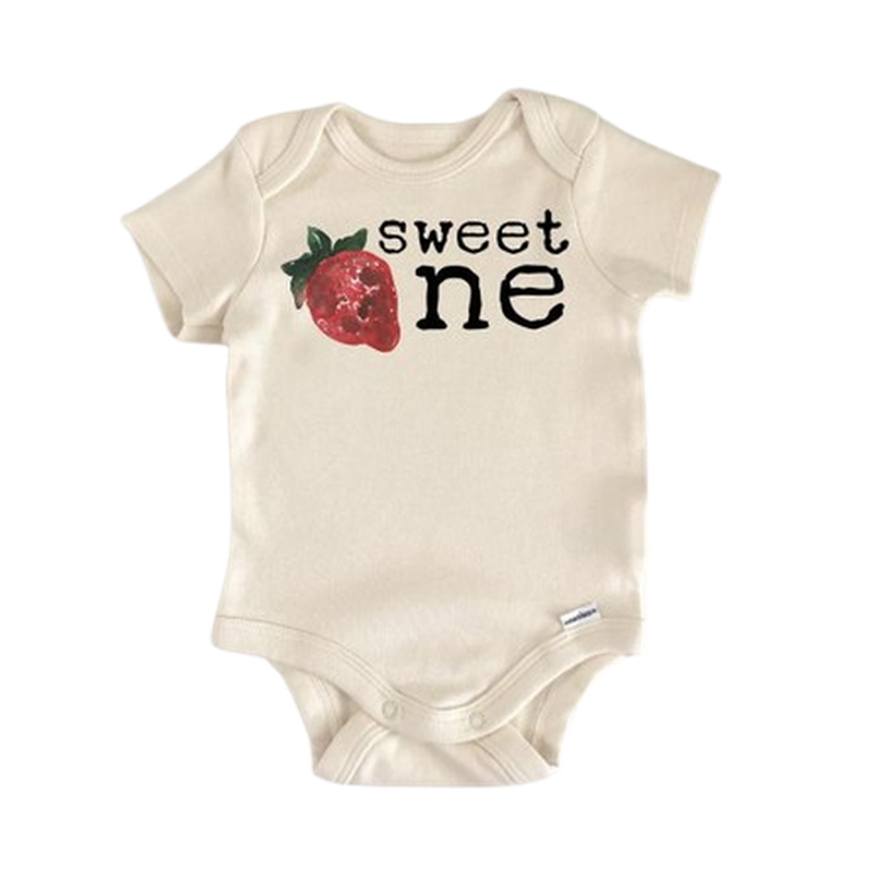 Strawberry Fruit Birthday Newborn Baby Onesie® Bodysuit