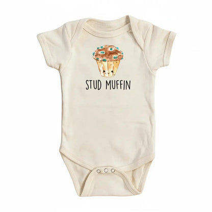 Stud Muffin Blue Newborn Baby Onesie® Bodysuit GS1