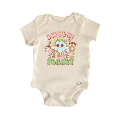 Support Local Planet Newborn Baby Onesie® Bodysuit