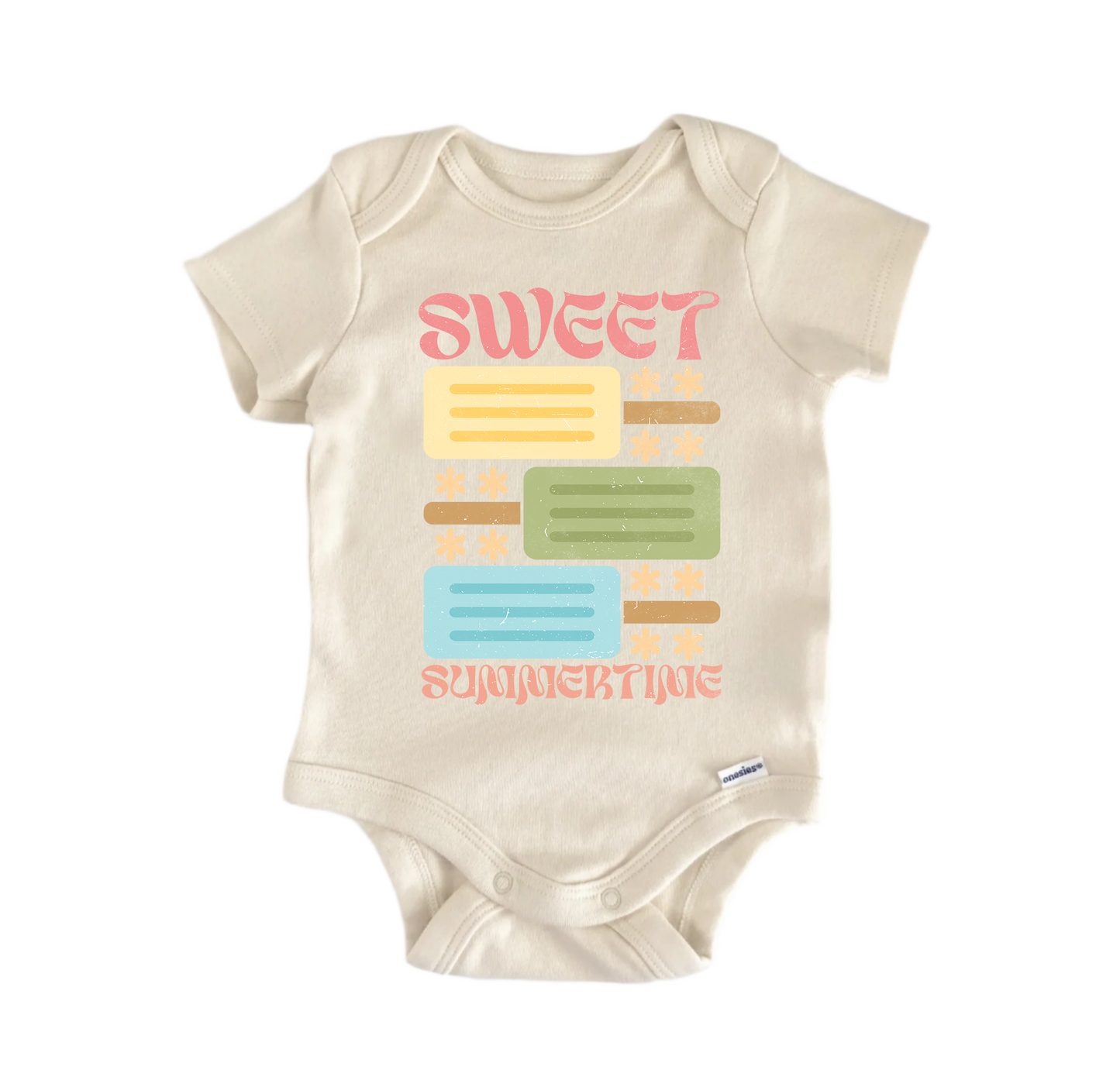 Sweet Summer Time Boho Newborn Baby Onesie® Bodysuit