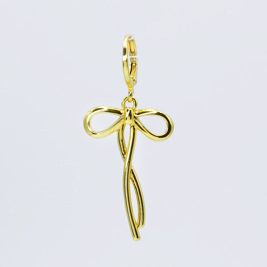 Sweet Ribbon Gold Charm CH-144