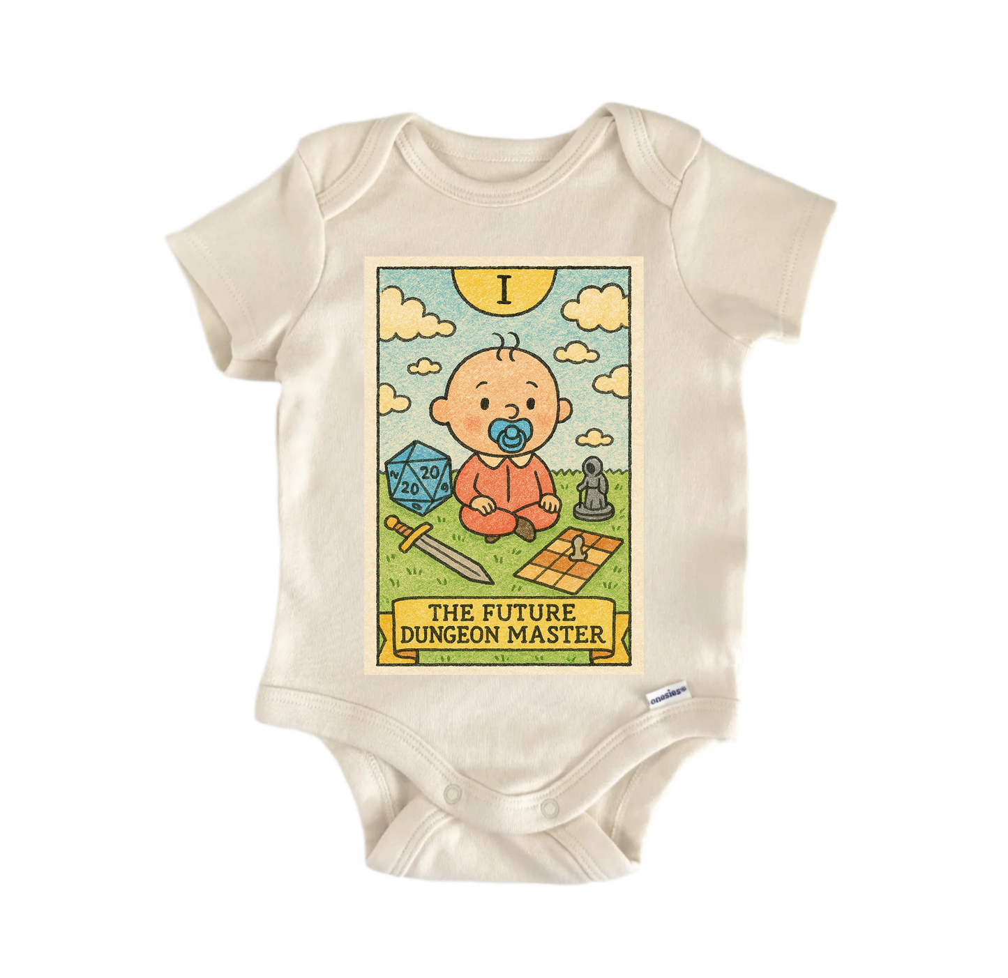 Tabletop Game Dungeon Newborn Baby Onesie® Bodysuit