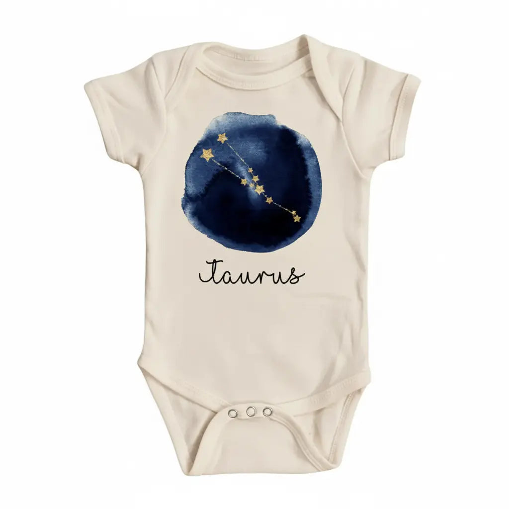 Taurus Zodiac Newborn Baby Onesie® Bodysuit GS1