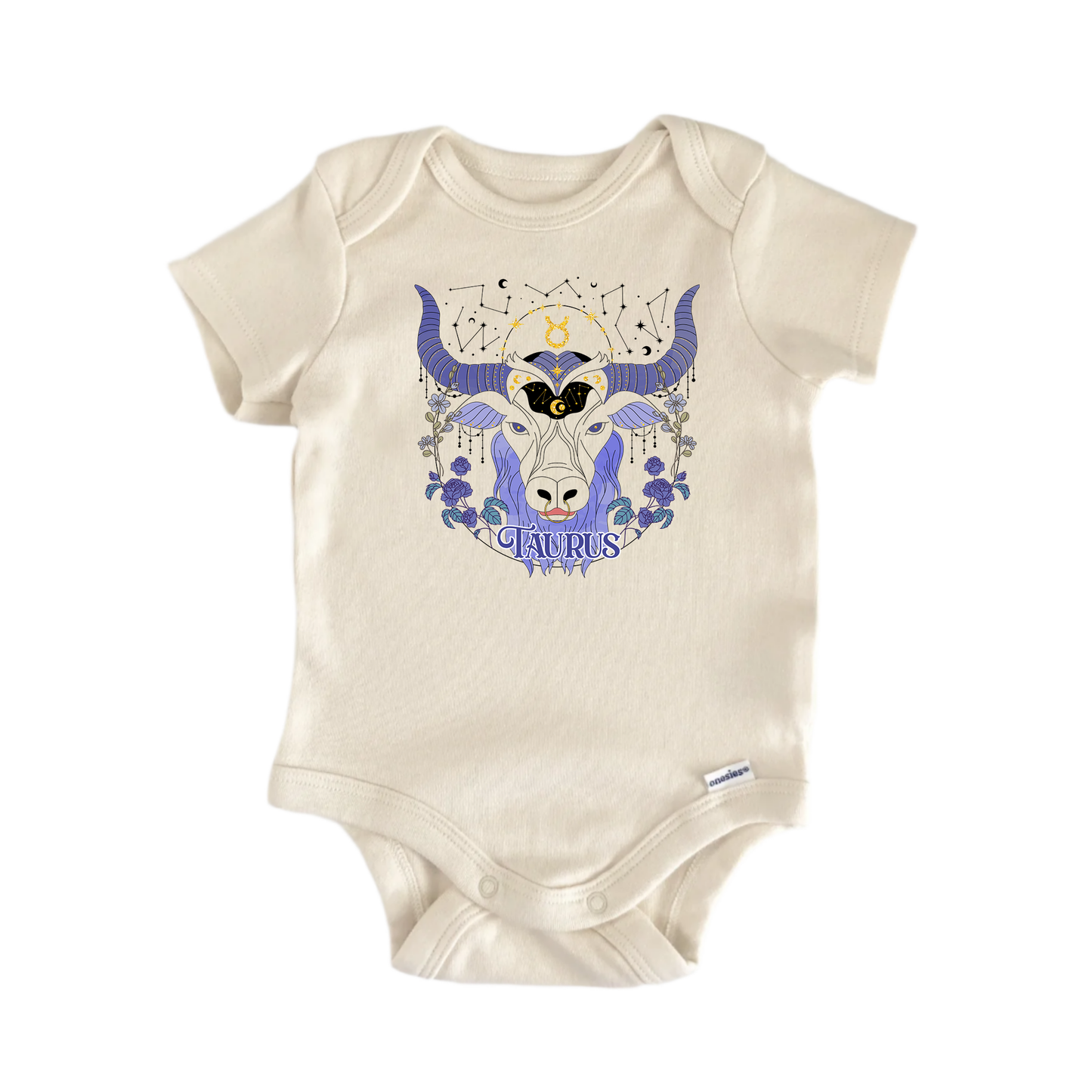 Taurus Zodiac Newborn Baby Onesie® Bodysuit