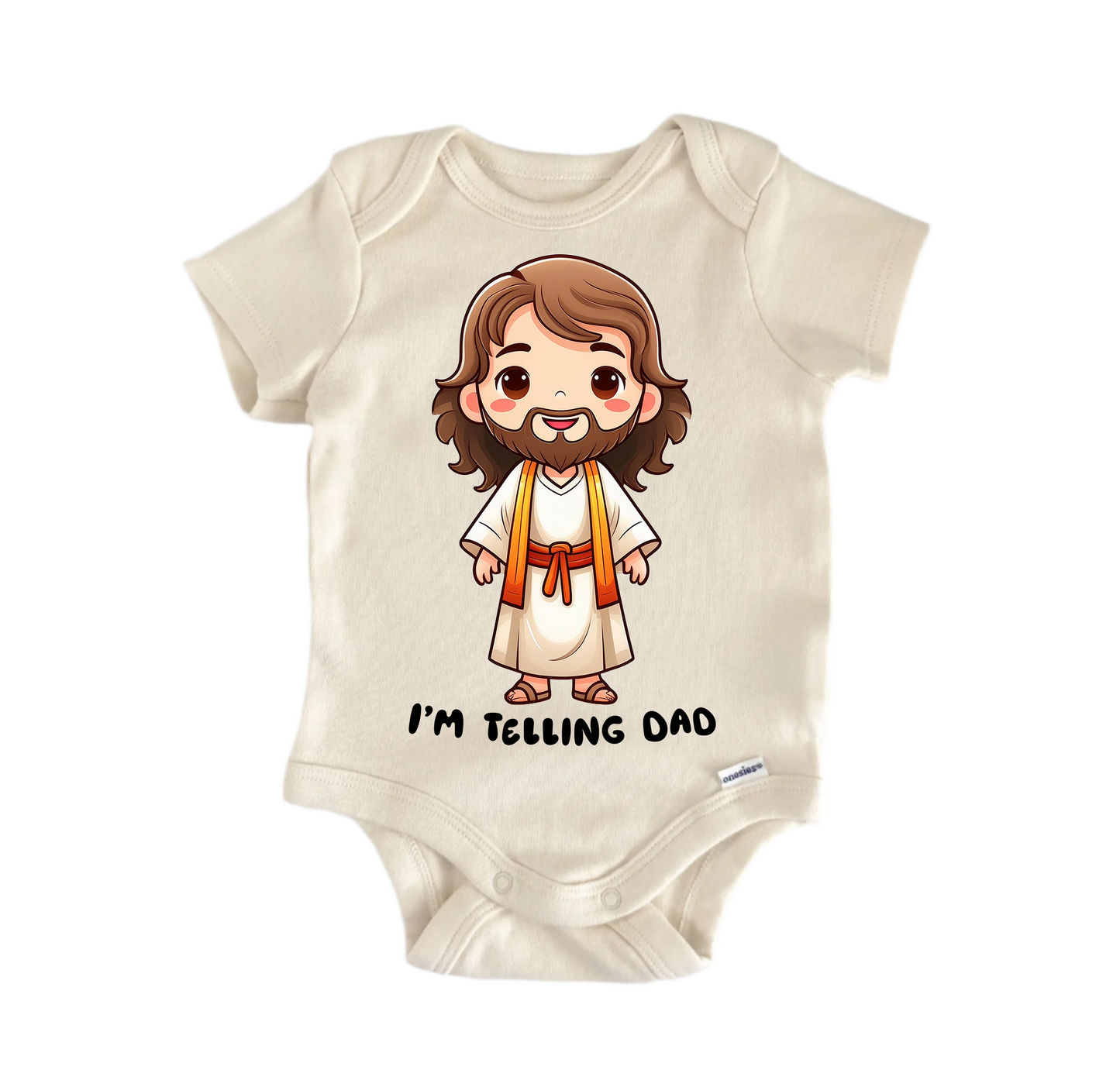 Telling Jesus Religious Newborn Baby Onesie® Bodysuit