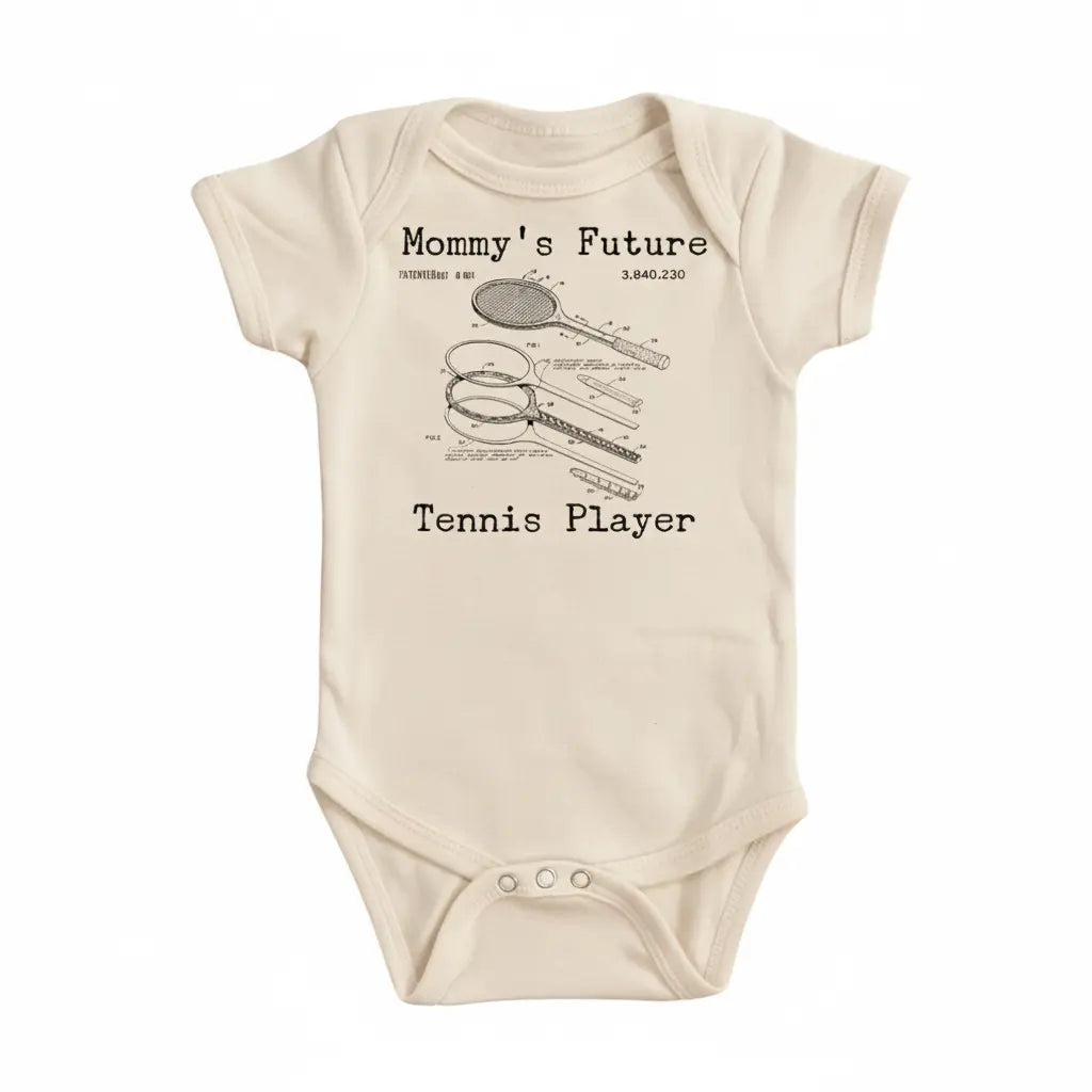 Tennis Patent Newborn Baby Onesie® Bodysuit