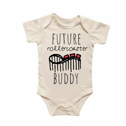 Theme Park Roller Coaster Newborn Gift Baby Onesie® Bodysuit