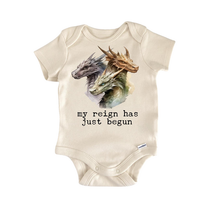 Three Dragon Reign Newborn Baby Onesie® Bodysuit