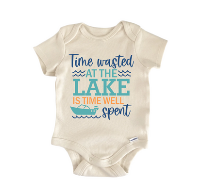 Time Wasted Lake Newborn Baby Onesie® Bodysuit