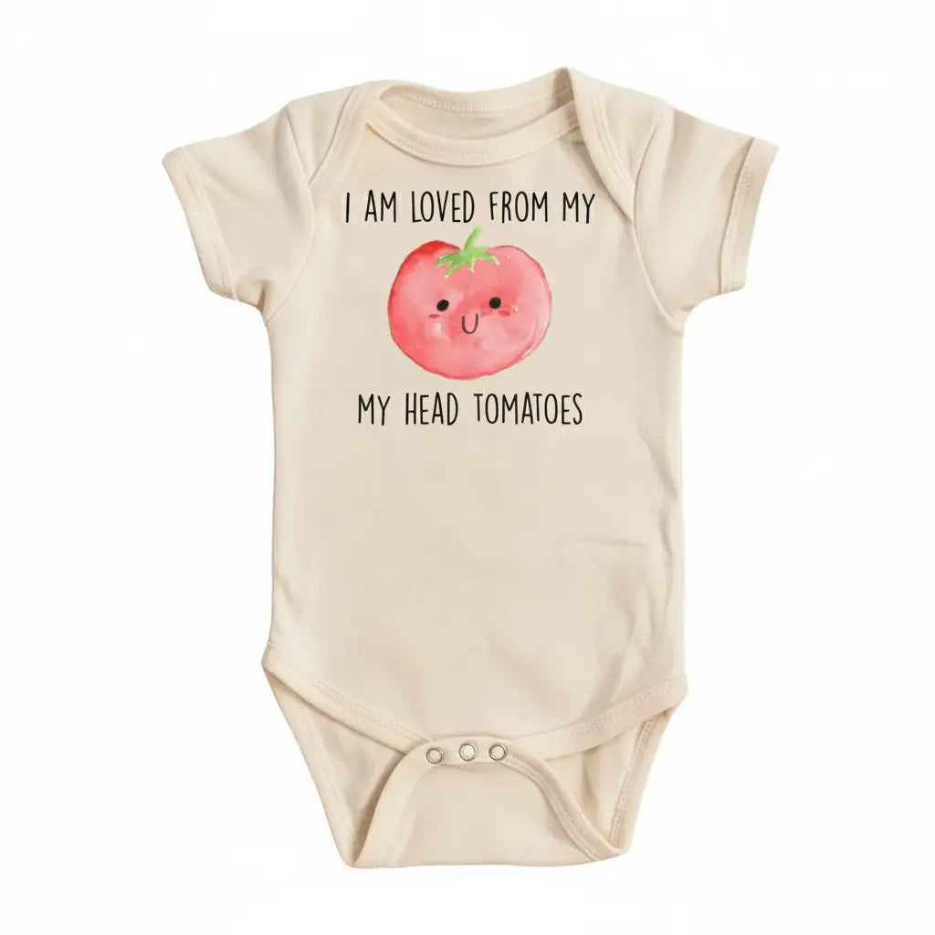 Tomato Loved Newborn Baby Onesie® Bodysuit GS1