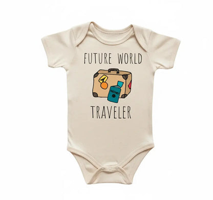 Travel Adventuer Newborn Gift Baby Onesie® Bodysuit