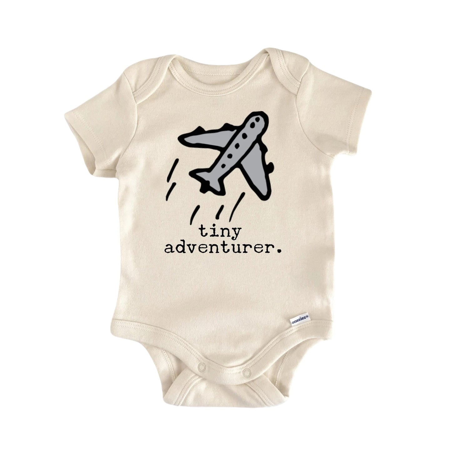 Travel Adventure Airplane Newborn Baby Onesie® Bodysuit