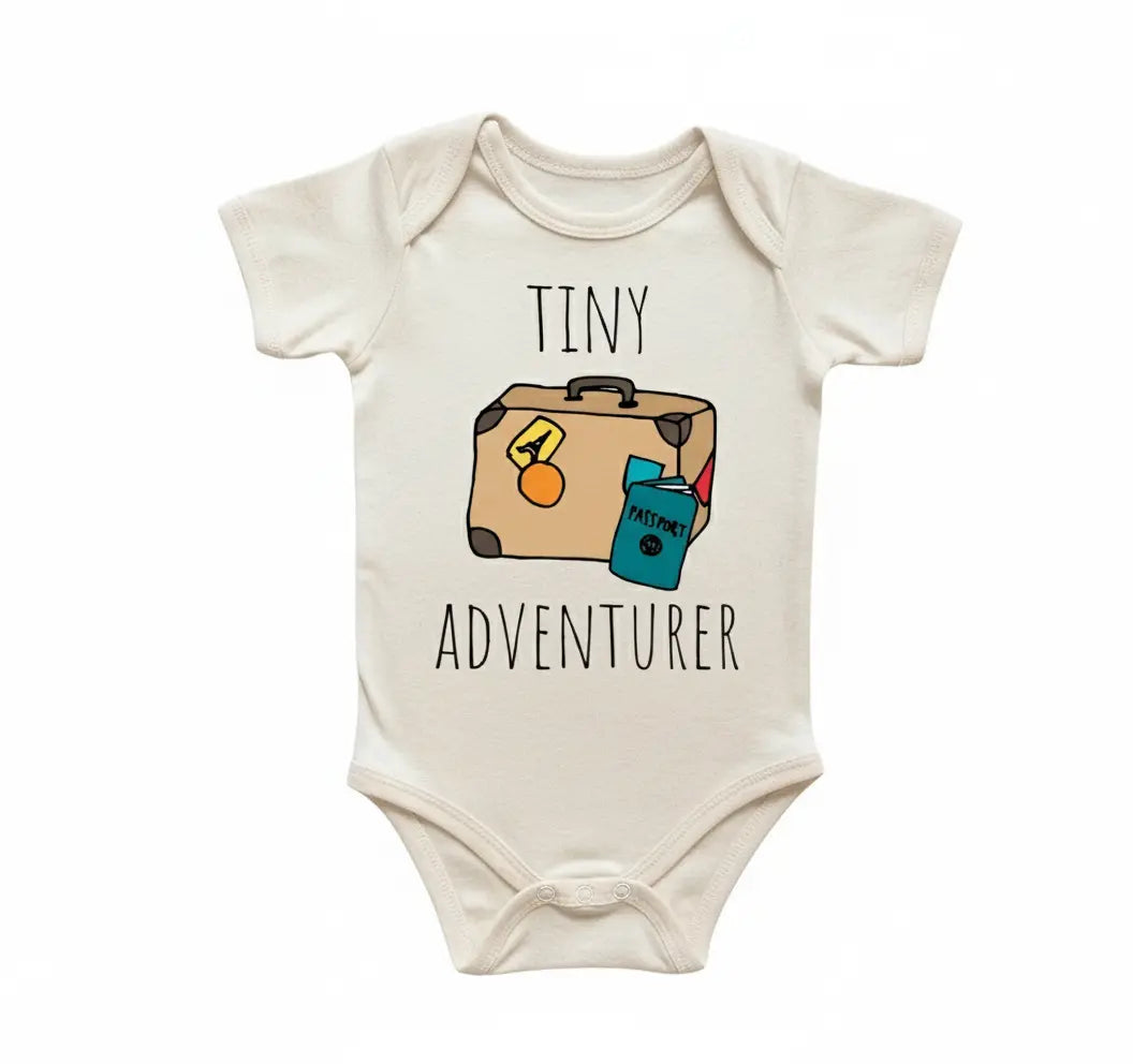 Travel Adventure Airplane Newborn Baby Onesie® Bodysuit