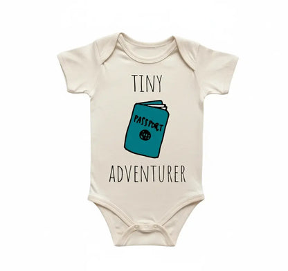 Travel Adventure Passport Newborn Baby Onesie® Bodysuit