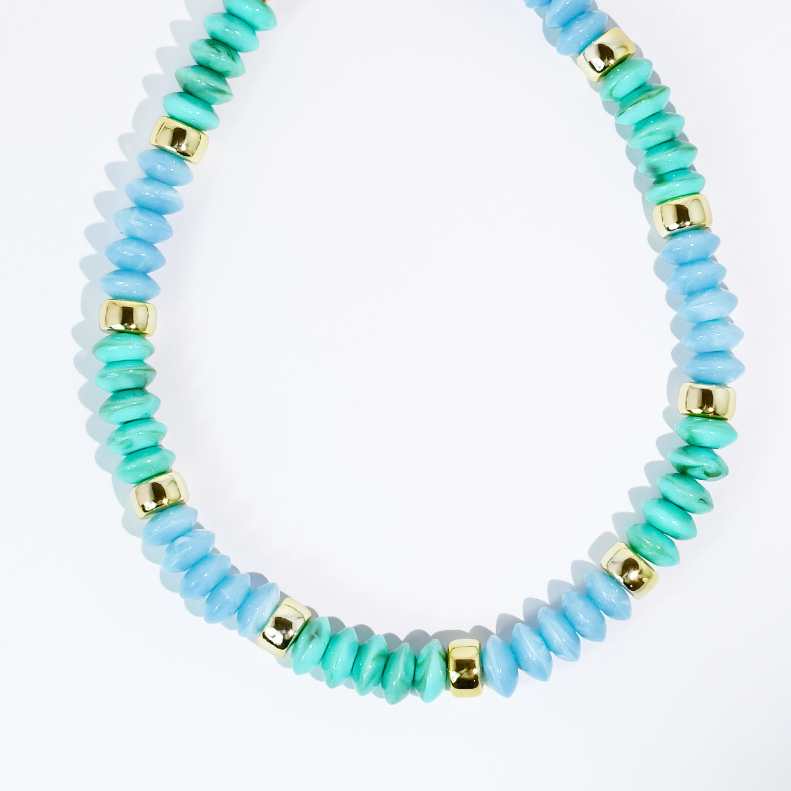 Turquoise Day Dream Beaded Necklace