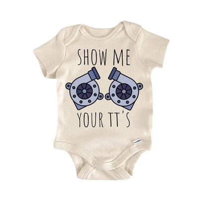 Twin Turbo Drag Racing Newborn Baby Onesie® Bodysuit