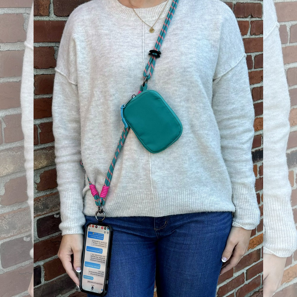 Active Crossbody w/RFID Pouch Twin Rope