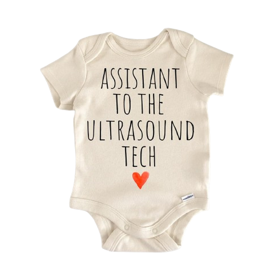 Ultrasound Sonogram Tech Newborn Baby Onesie® Bodysuit