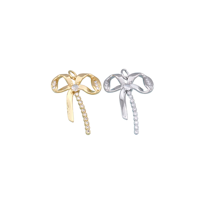 Glam Bow Charm ~ Deep South Originals