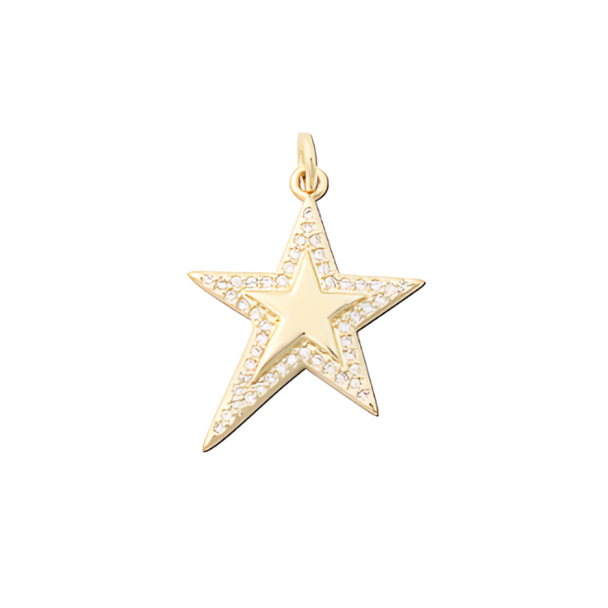 Gold Pave Star  ~ Deep South Originals
