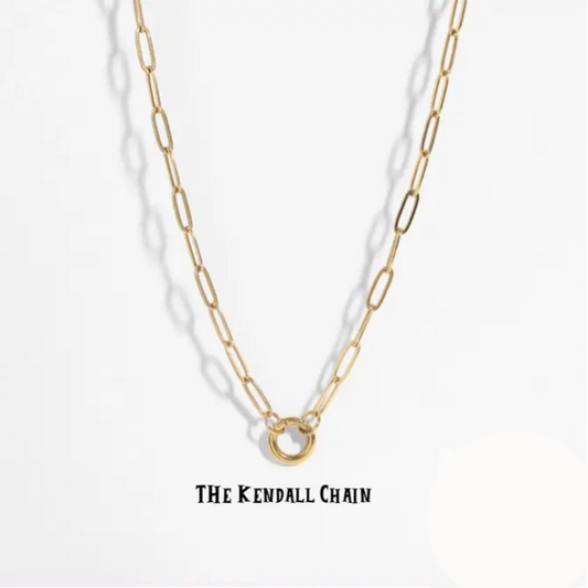 Kendall Chain 18K Gold Water Resistant Non Tarnish