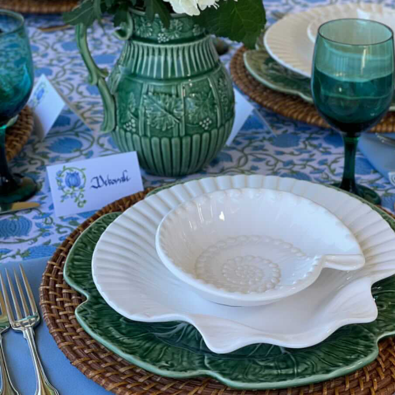 Garden and Vine - Blue Place Cards