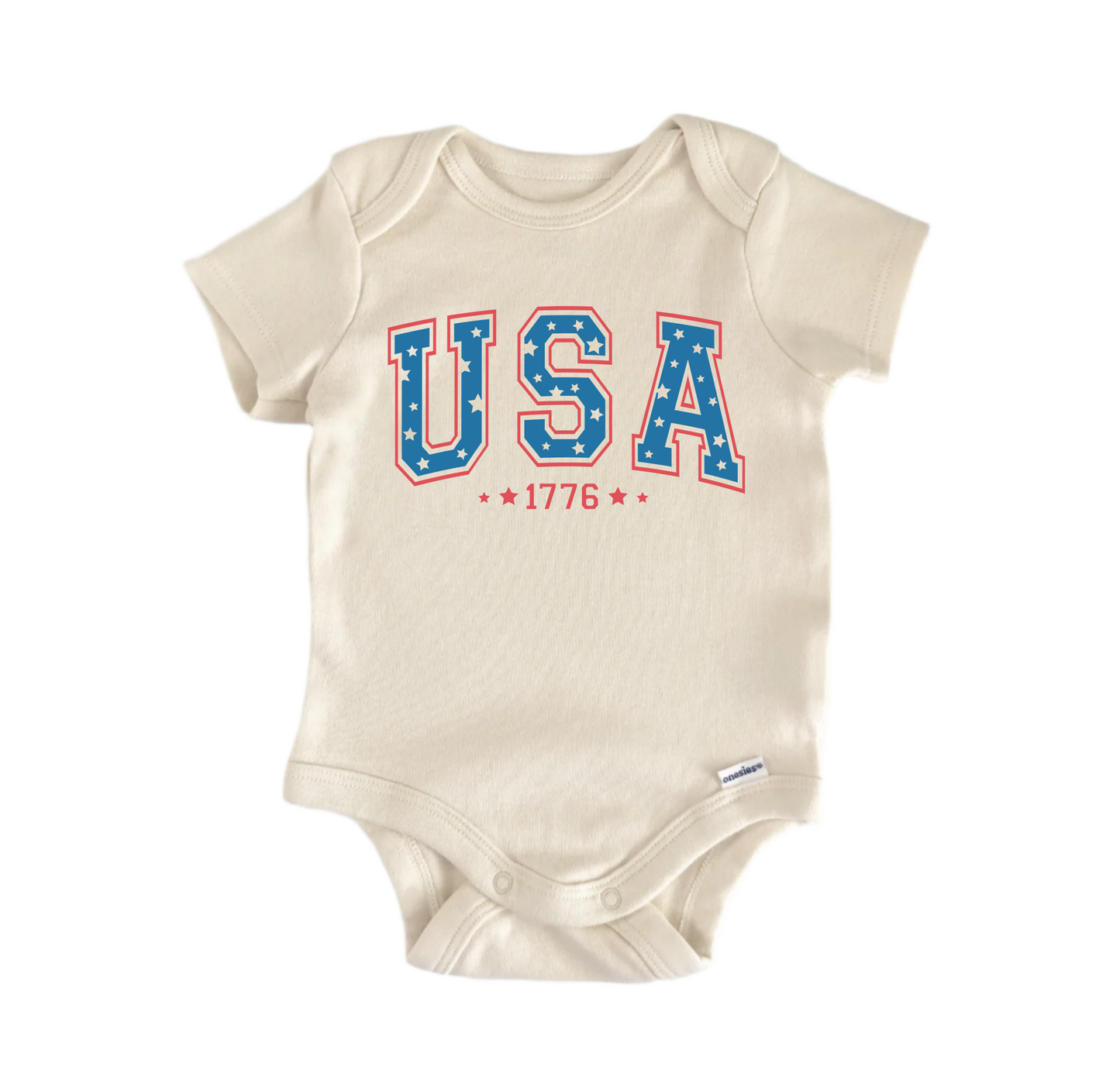 Usa July 4Th Newborn Baby Onesie® Bodysuit