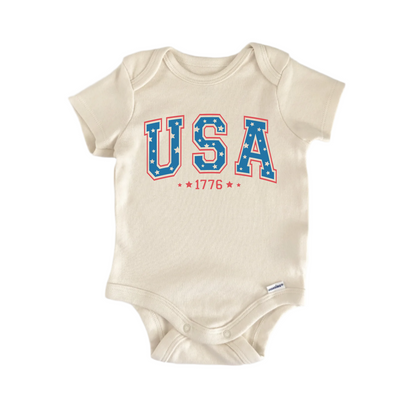 Usa July 4Th Newborn Baby Onesie® Bodysuit