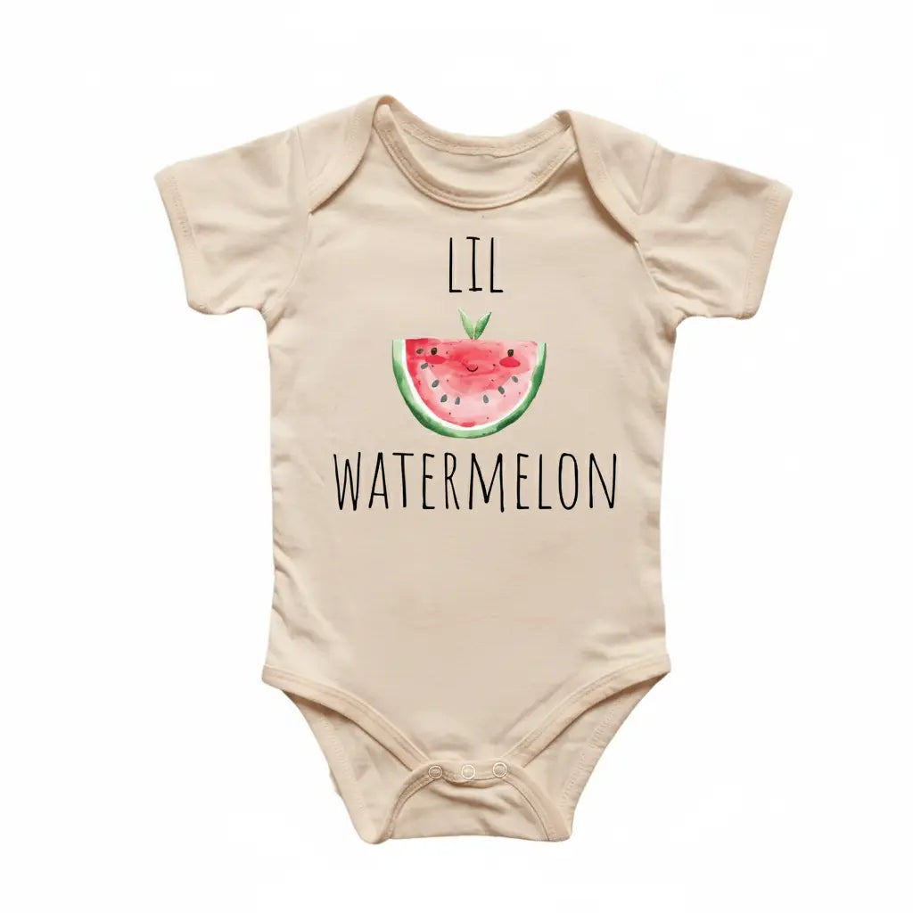 Watermelon Fruit Newborn Baby Onesie® Bodysuit