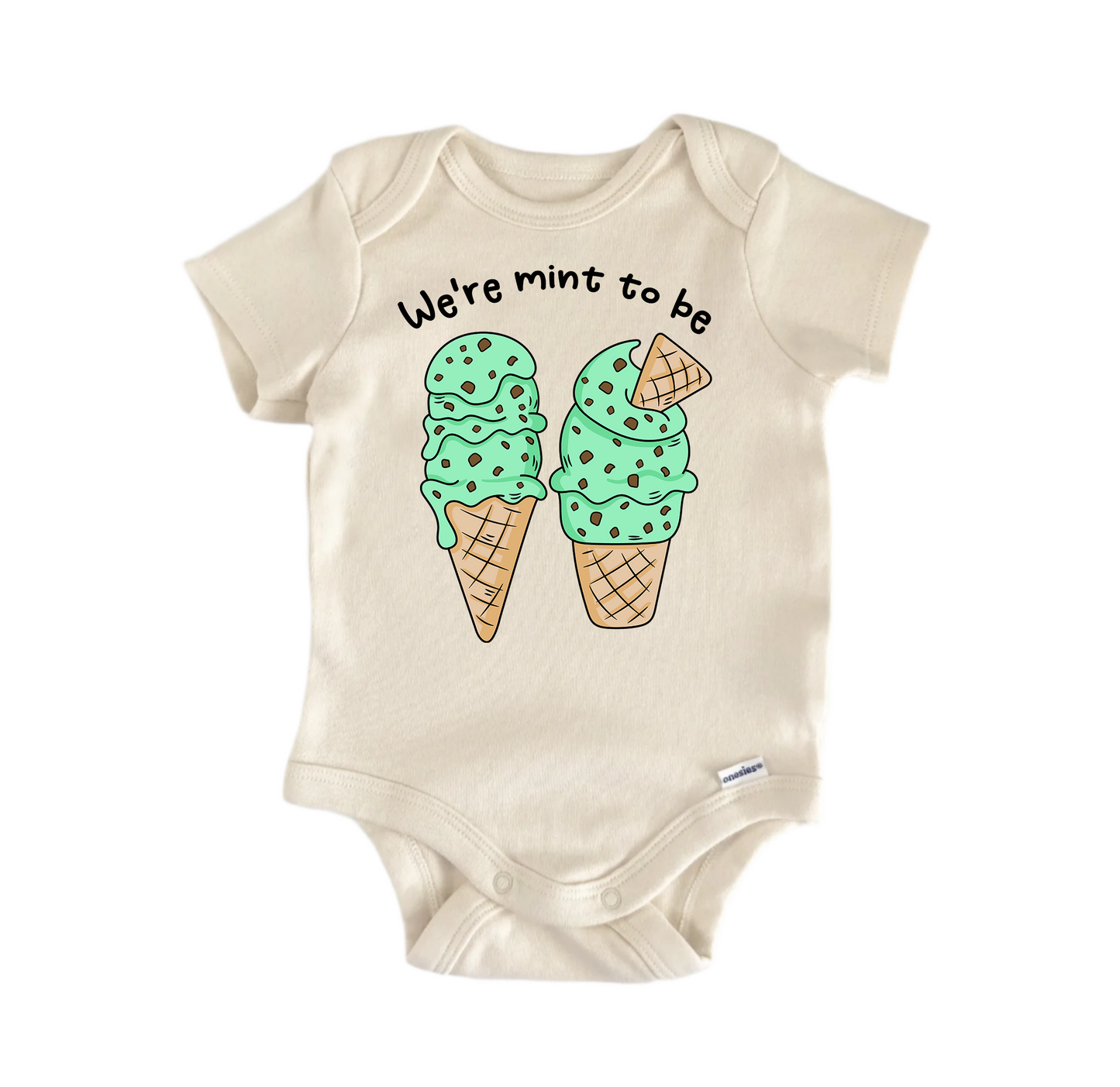 We'Re Mint Best Friends Newborn Baby Onesie® Bodysuit
