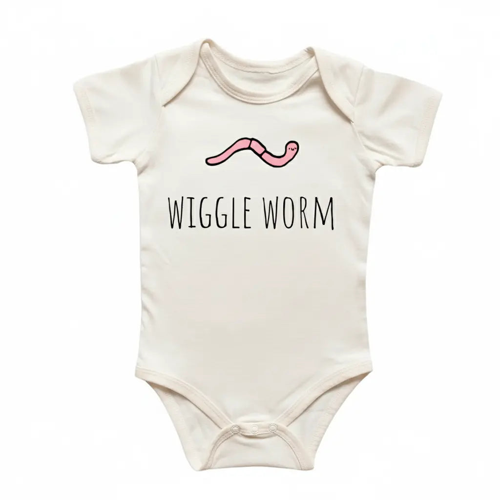 Wiggle Worm Newborn Baby Onesie® Bodysuit
