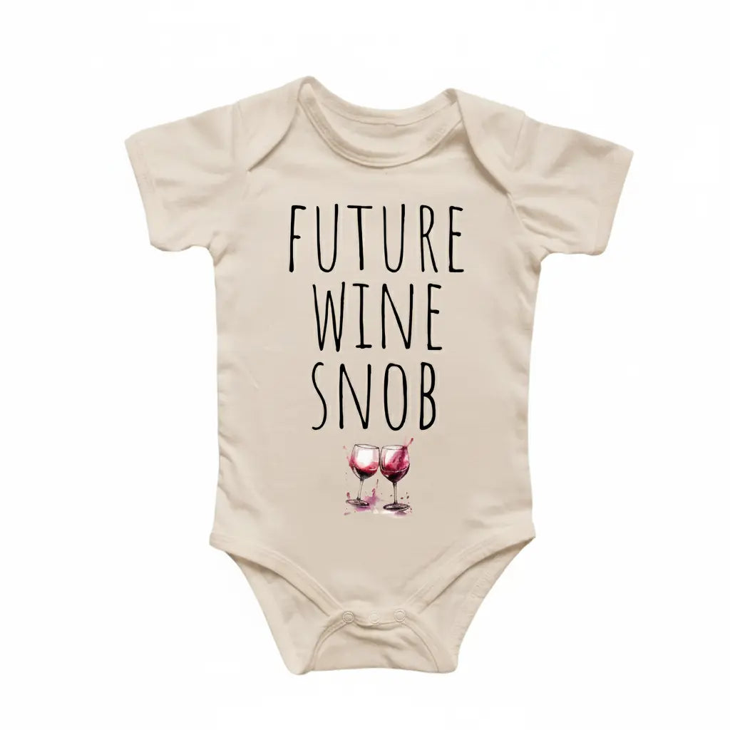 Wine Snob Newborn Baby Onesie® Bodysuit