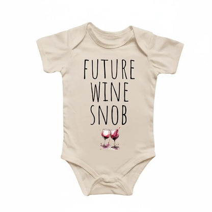 Wine Snob Newborn Baby Onesie® Bodysuit