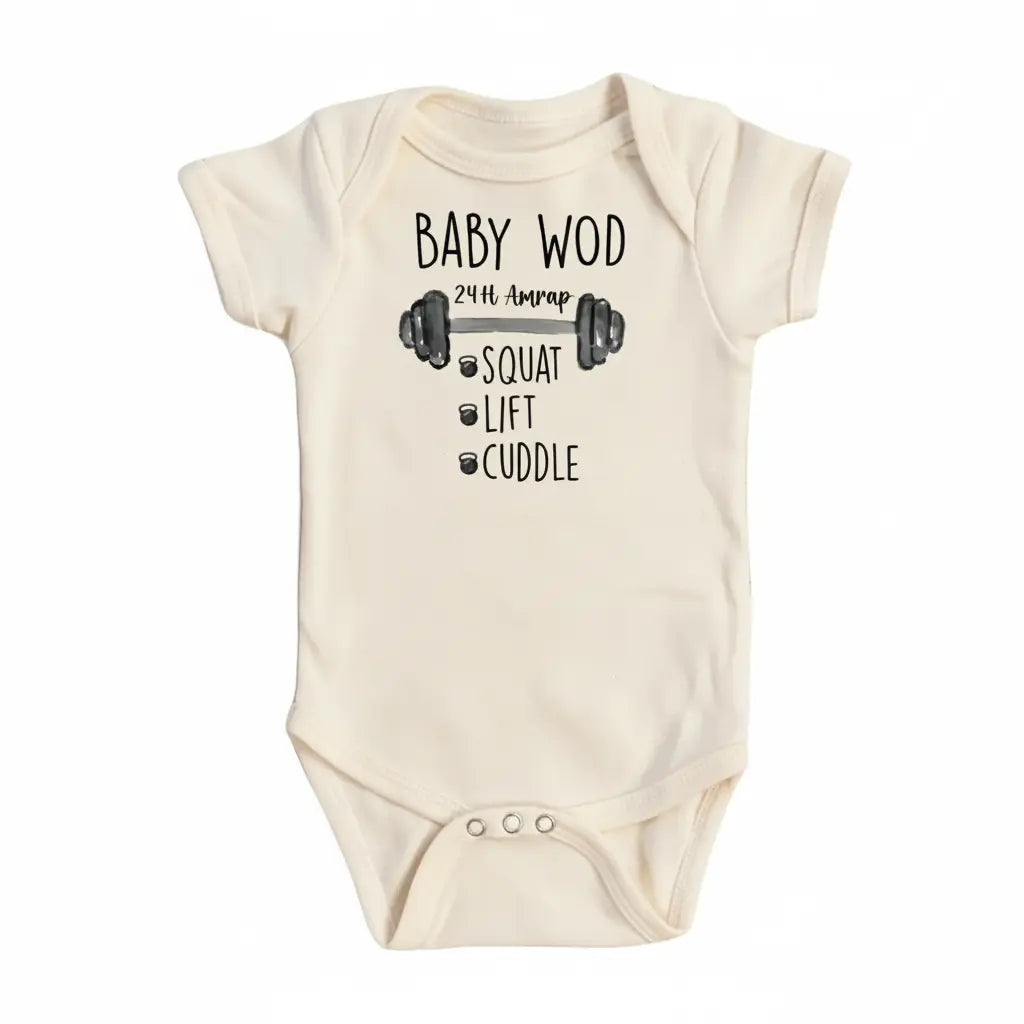 Wod Gym Newborn Baby Onesie® Bodysuit GS1