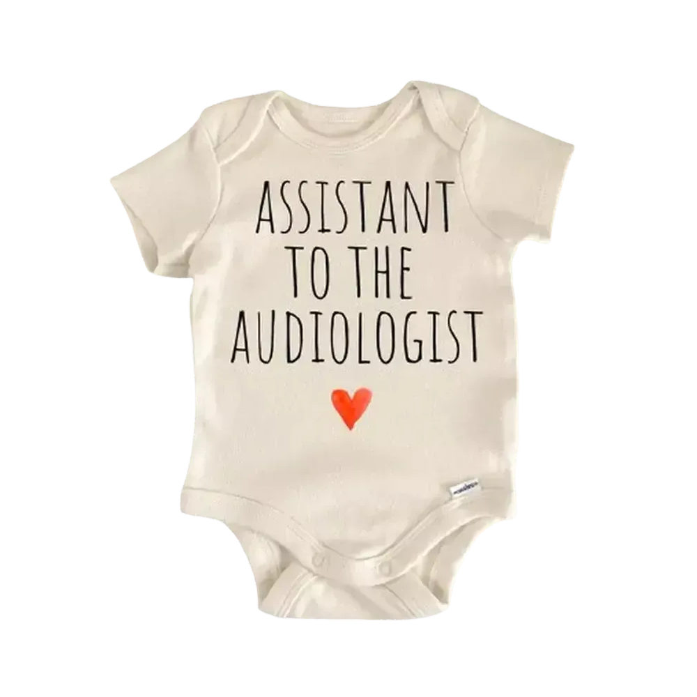 Audiologist Aud Ear Newborn Baby Onesie® Bodysuit