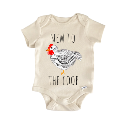 Chicken Farm Barn Animal Newborn Baby Onesie® Bodysuit GS1