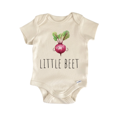 Beet Vegetable Vegan Newborn Baby Onesie® Bodysuit