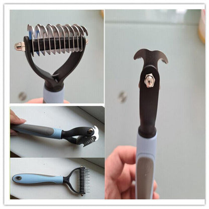 Double-Sided Pet Grooming Tool