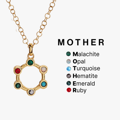 Mother Hidden Message Acrostic Necklace