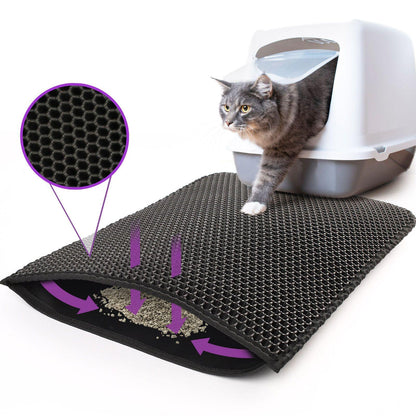 Waterproof Double Layer Cat Litter Mat
