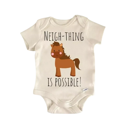 Horse Equestrian Newborn Baby Onesie® Bodysuit GS1