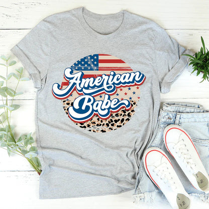 American Babe Leopard Tee