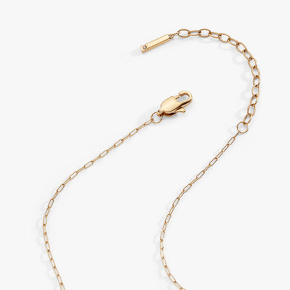 Aquarius Zodiac Charm Cluster Necklace