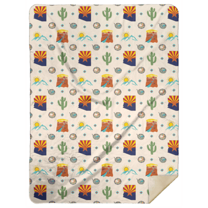 Arizona Plush Throw Blanket 60x80 Hometown Keepsake for Home