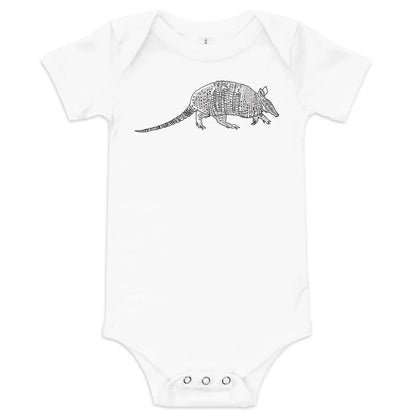 Armadillo Baby Onesie Soft Cotton Newborn Outfit