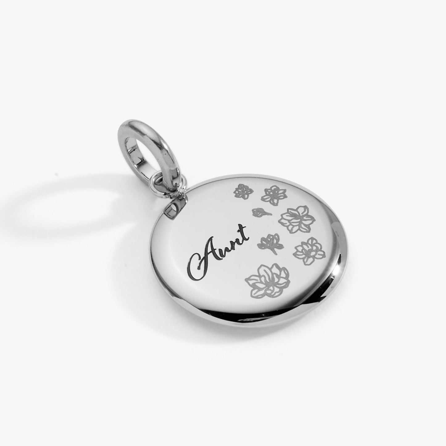Aunt Flower Disc Charm